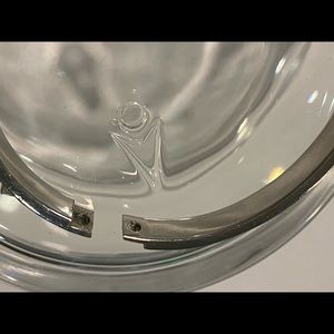 Silver colored spike bracelet